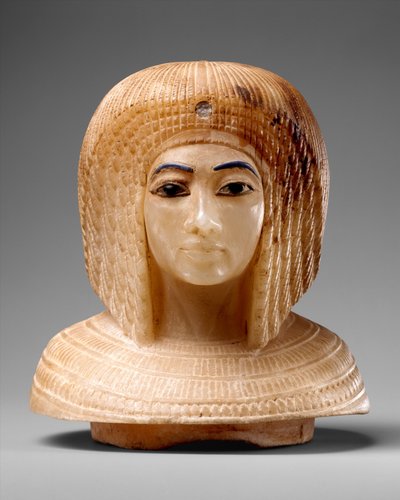 Lid in the Shape of a Royal Woman