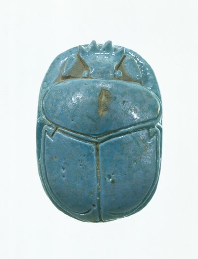 Marriage scarab of Amenhotep III and Queen Tiye, New Kingdom by Egyptian 18th Dynasty