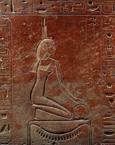 Sarcophagus of Queen Hatshepsut from the Valley of the Kings, Egypt (detail) by Egyptian 18th Dynasty