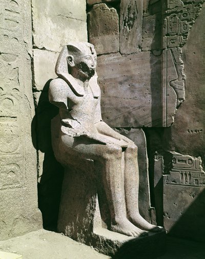 Statue of Tuthmosis III by Egyptian 18th Dynasty