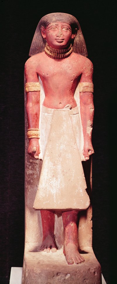 Statue of a man in a loincloth, New Kingdom by Egyptian 18th Dynasty
