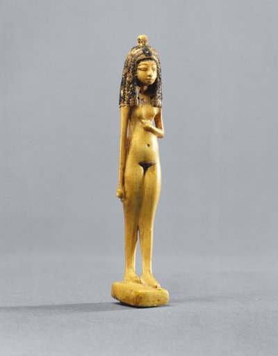 Statuette of a Nude Girl, New Kingdom by Egyptian 18th Dynasty