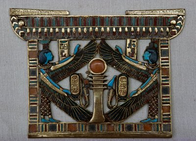 Temple-shaped Breastplate, Treasury of Tutankhamun, Egypt, Egyptian Civilization, New Kingdom, Dynasty XVIII by Egyptian 18th Dynasty