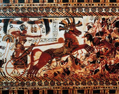 The Hunting Box (detail) by Egyptian 18th Dynasty