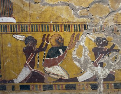 The Subdued Peoples, Nubians, Libyans and Asians, Painting from Tomb of Amenhotep III at Thebes, New Kingdom, Dynasty XVIII by Egyptian 18th Dynasty