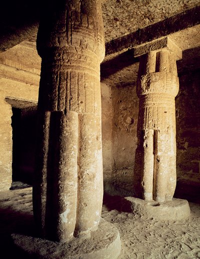 View of the Tomb Chapel of Meryre, New Kingdom by Egyptian 18th Dynasty
