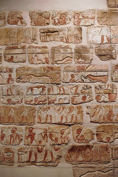 Wall of Akhenaten, New Kingdom, Dynasty XVIII by Egyptian 18th Dynasty