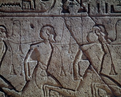 Assyrian prisoners of Ramses II by Egyptian 19th Dynasty