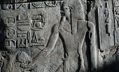 Bas-Relief, Temple of Luxor, Luxor, Thebes by Egyptian 19th Dynasty