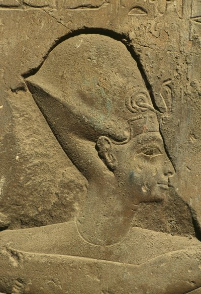 Detail (head of a pharaoh) by Egyptian 19th Dynasty