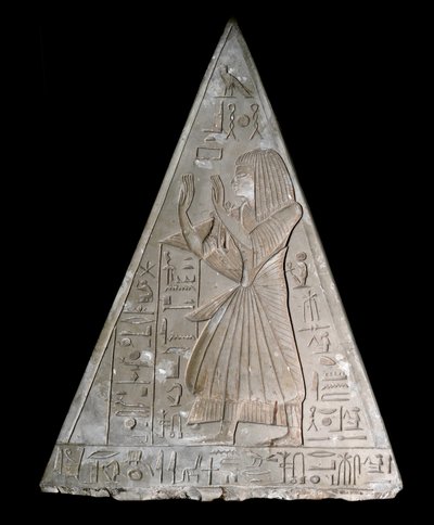 Pyramid Tip of the Chapel of Ramose by Egyptian 19th Dynasty