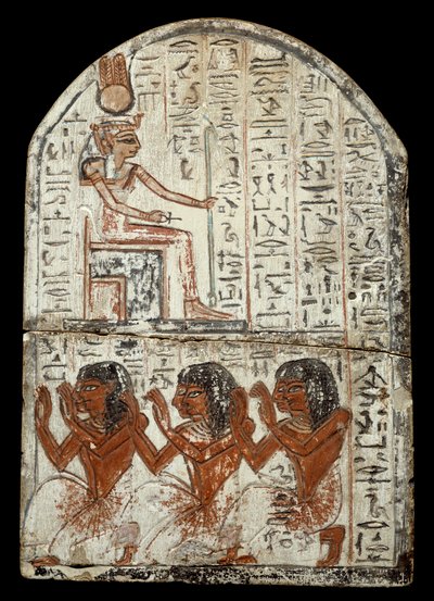 Egyptian Stele by Sculptor Ken, Craftsman in Deir el Medineh by Egyptian 19th Dynasty