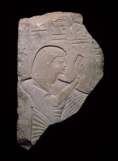 Fragment of a Relief Portraying Neferhotep by Egyptian 19th Dynasty