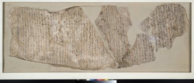 Ostracon, Inscribed in Hieratic in Black and Red with a Large Part of the Story of Sinuhe by Egyptian 19th Dynasty