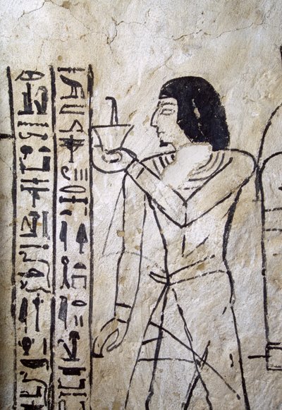 Picture of the book of the dead, Tomb of Nakhtmin, Abusir, Egypt, New Kingdom, Dynasty XIX by Egyptian 19th Dynasty