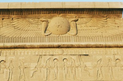 Relief, South Ptolemaic Portal, Temple of Amun, Karnak temple complex by Egyptian 19th Dynasty