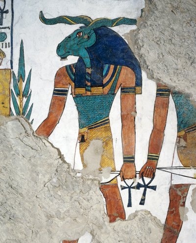 The messenger with a ram