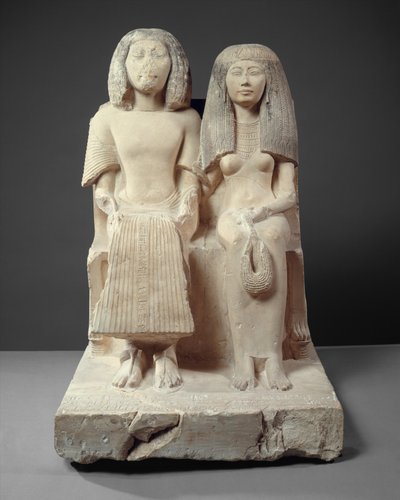 Yuny and His Wife Renenutet, c.1280 BC by Egyptian 19th Dynasty
