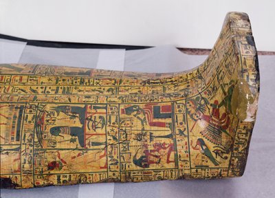 Detail of the Lower Outer Cover of the Mummy of Nesyamun, Possibly Found at Deir El-Bahri, New Kingdom, c.1100 BC by Egyptian 20th Dynasty