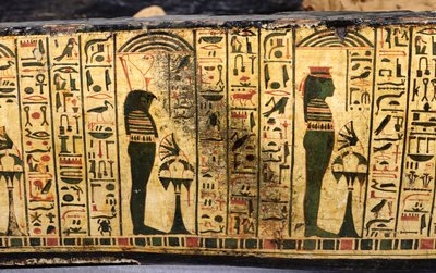Detail of the Outer Coffin Base of the Mummy of Nesyamun by Egyptian 20th Dynasty