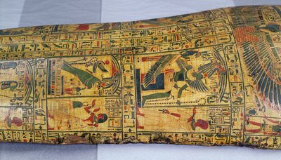 Detail of the Outer Coffin Lid of the Mummy of Nesyamun, Possibly Found at Deir El-Bahri, New Kingdom, c.1100 BC by Egyptian 20th Dynasty