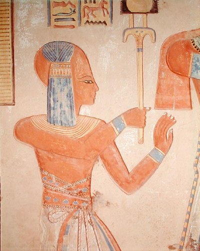 Portrait of the Dead Prince, from the Tomb of Amen-Her-Khepshef, Ramesside Period by Egyptian 20th Dynasty
