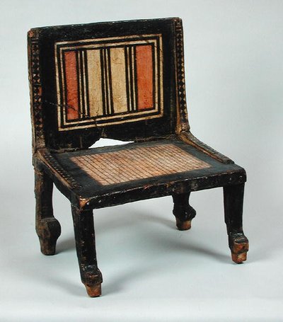 Votive Chair, from Thebes, New Kingdom by Egyptian 20th Dynasty