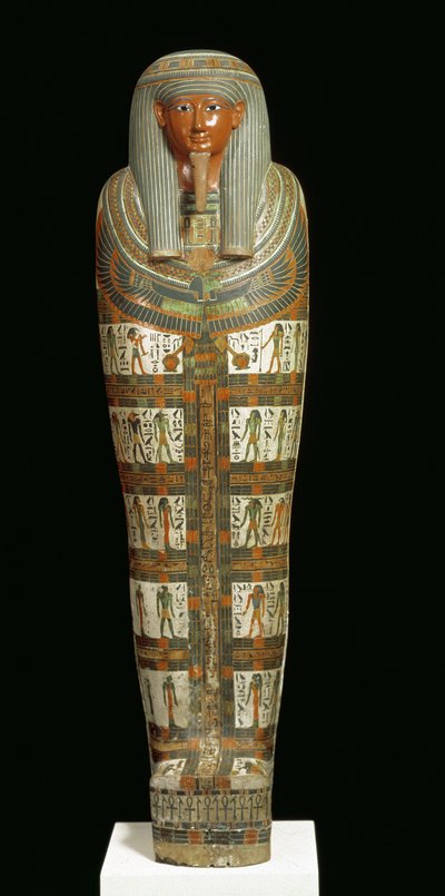 Mummy cartonnage of Nespanetjerepenere, possibly from Thebes, Third Intermediate Period by Egyptian 22nd Dynasty