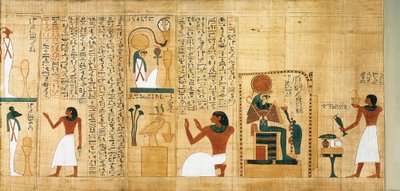 Mythological papyrus of Imenemsauf, Chief bearer of Amon. (detail) by Egyptian 22nd Dynasty