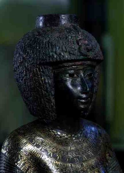 Statue of the Divine Adoratress Karomama, Third Intermediate Period (detail) by Egyptian 22nd Dynasty