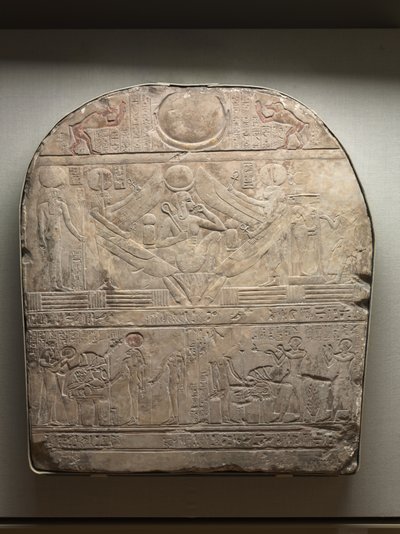 Stele of the High Priest of Ptah, Shedsunefertem, 945-924 BC by Egyptian 22nd Dynasty