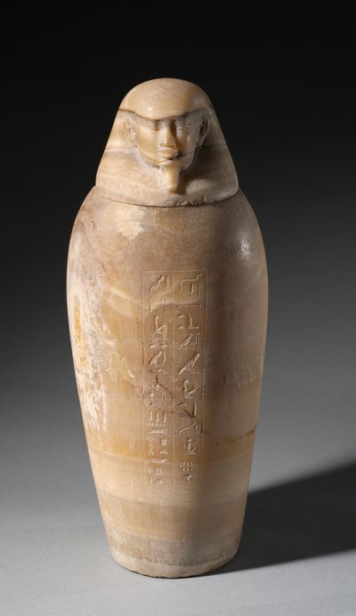 Canopic Jar with Man