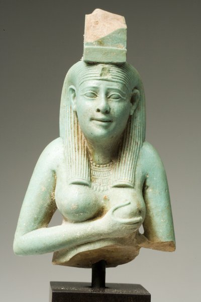 Fragment of Isis, Late Dynastic Period by Egyptian 26th Dynasty