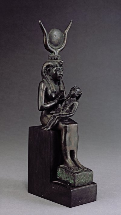 The Goddess Isis Suckling the Infant Horus, Late Period by Egyptian 26th Dynasty