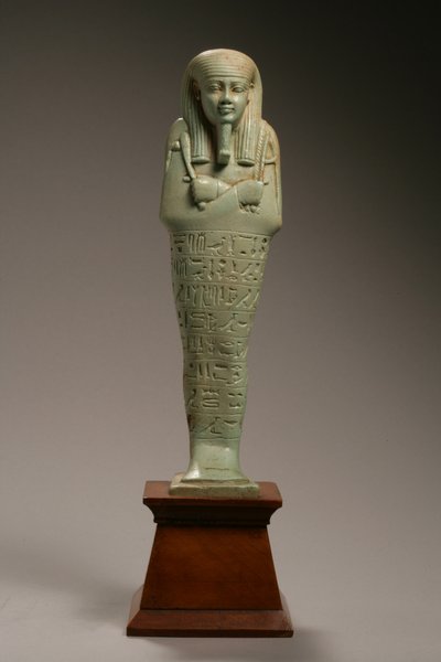 Ushabti Figure for Neferibre-si-Neith, Late Dynastic Period, Reign of Amasis, 570-526 BC by Egyptian 26th Dynasty