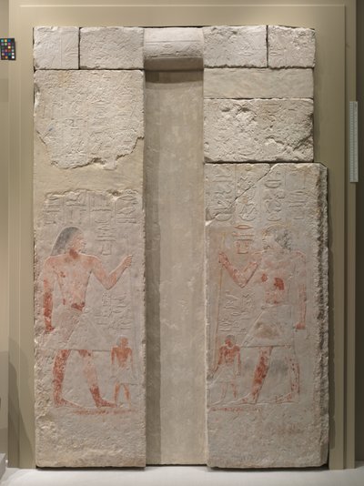 False Door of Nykara, 2408-2341 BC by Egyptian 5th Dynasty