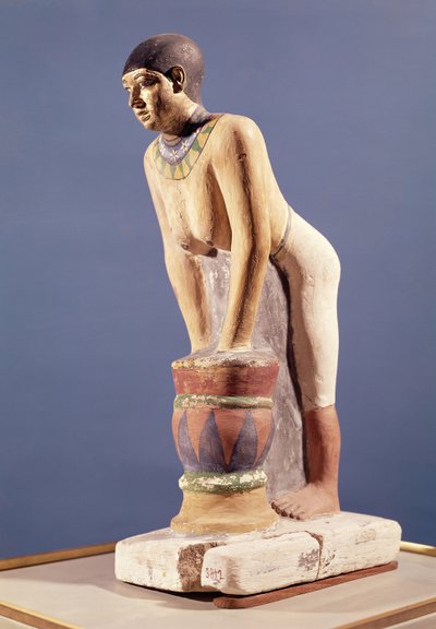 Model of a woman making beer, Old Kingdom by Egyptian 5th Dynasty