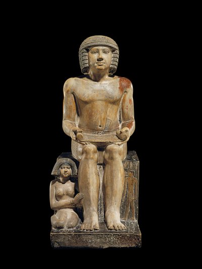 Statue for the Inspector of the Scribes Sekhemka, c.2400-2300 BC by Egyptian 5th Dynasty