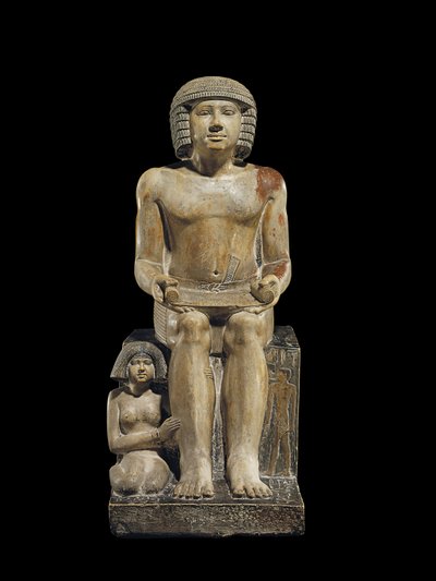 Statue for the Inspector of the Scribes Sekhemka by Egyptian 5th Dynasty