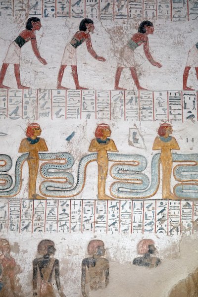 Nubian Black Slaves, Tomb of Ramses IX, Luxor by Egyptian Egyptian