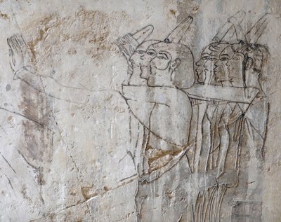 Sketch Drawing of a Group of Men, Ramose