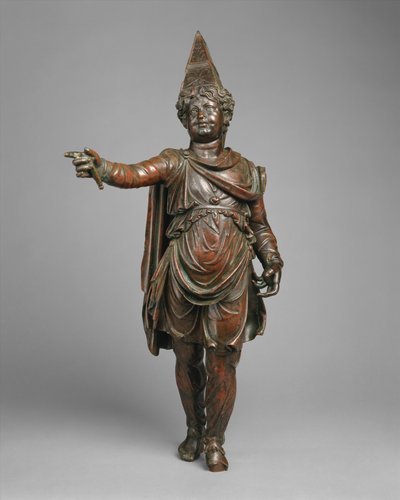 Bronze statuette of a boy in Eastern dress, mid-late 1st century BC by Egyptian Ptolemaic Period