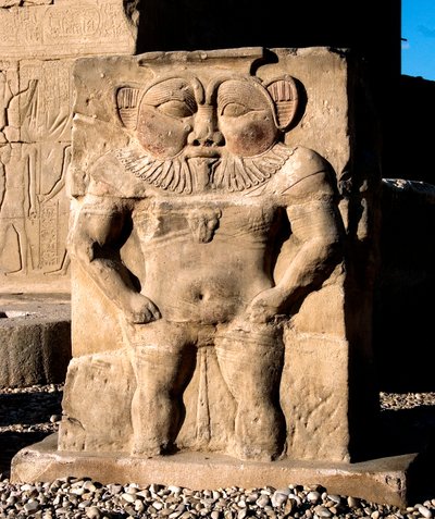 Egyptian Antiquity: The Deity Bes (Detail) by Egyptian Ptolemaic Period