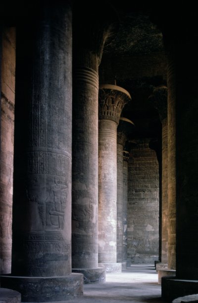 Hypostyle Hall of the Temple of Khnum by Egyptian Ptolemaic Period