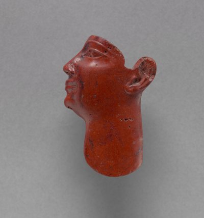 Inlay: Head of a King, 380-246 BC by Egyptian Ptolemaic Period