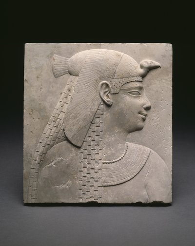 Relief Plaque Depicting a Queen or Goddess by Egyptian Ptolemaic Period