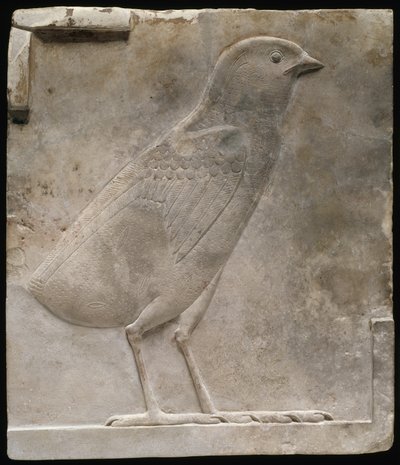 Relief Plaque Depicting a Chick by Egyptian Ptolemaic Period