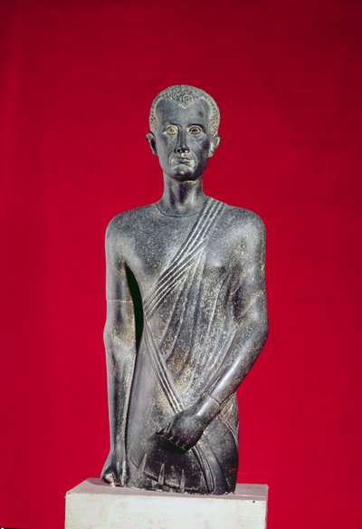 Statue of Hor, from Alexandria, c.40 BC by Egyptian Ptolemaic Period