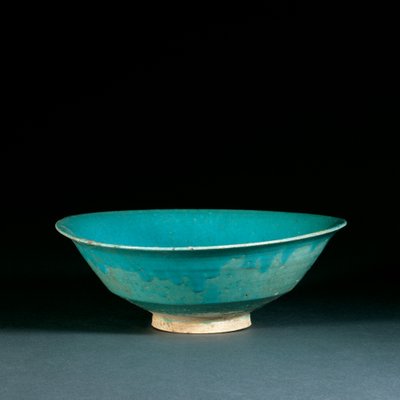 Fatimid Turquoise Glazed Bowl by Egyptian School