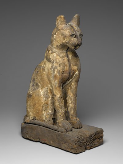 Large figure of a cat by Egyptian School